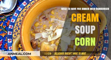 Delicious Dinner Pairings: Complementing Hamburger Cream Soup with Corn