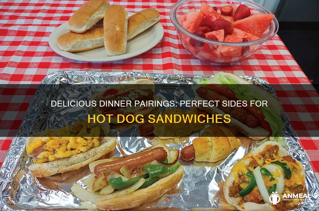 what to have for dinner with hot dog sandwiches