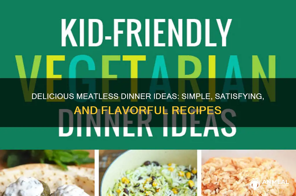 what to have for dinner without meat