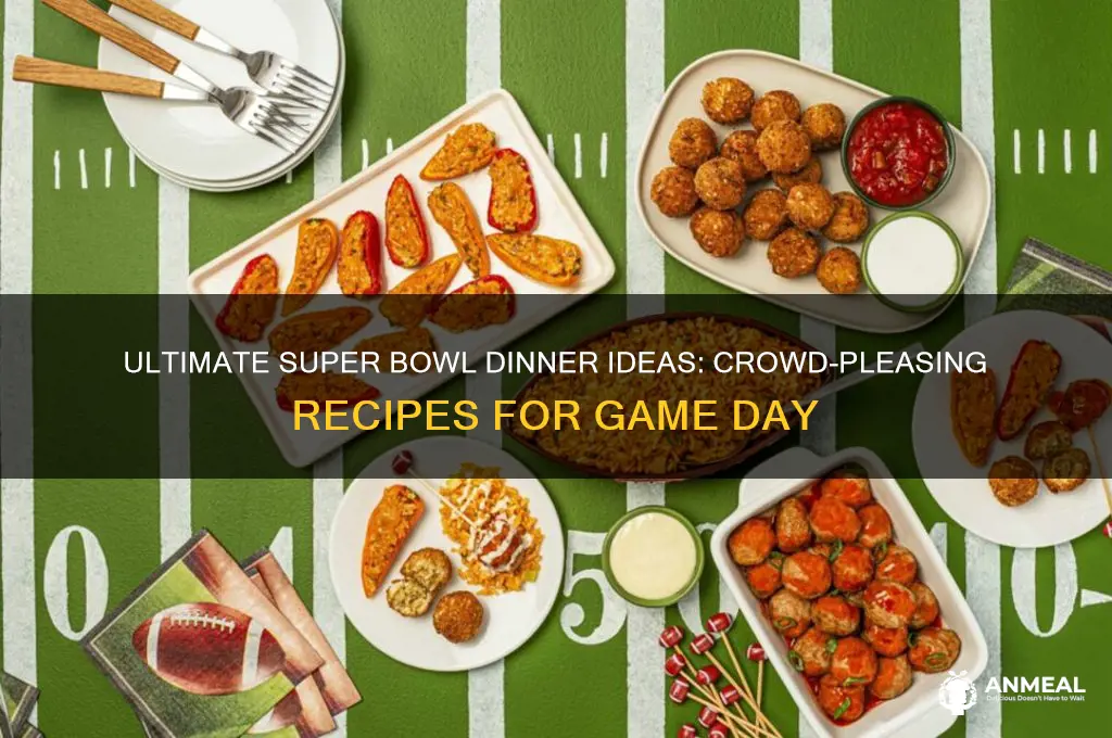 what to have for super bowl dinner