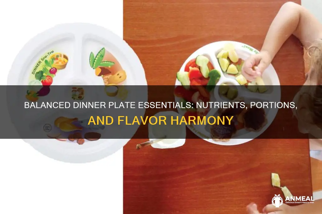 what to have on a dinner plate