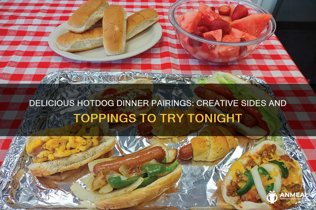 what to have with hotdogs for dinner