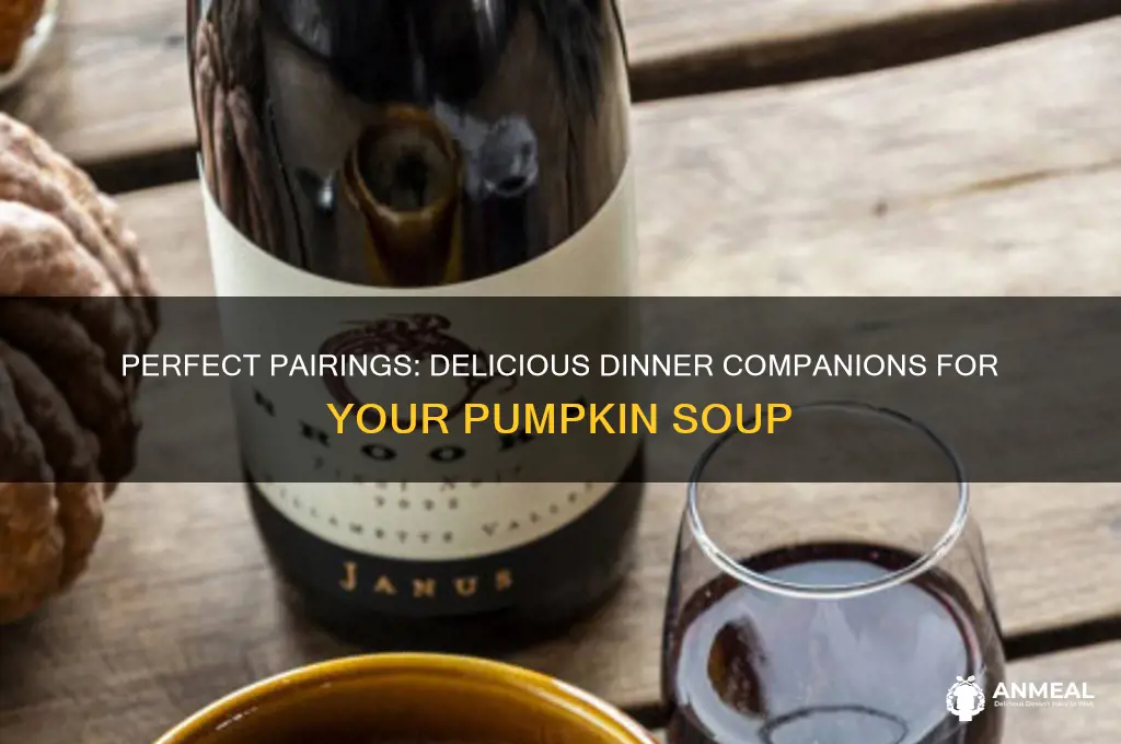 what to have with pumpkin soup for dinner