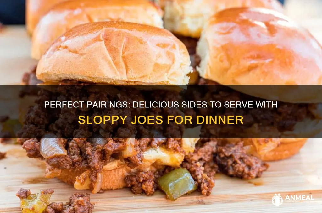 what to have with sloppy joes for dinner