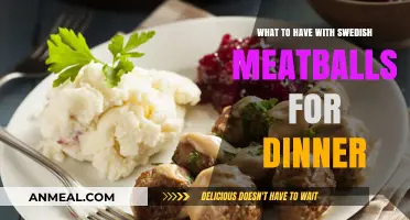 Perfect Swedish Meatball Dinner: Delicious Sides and Pairings to Try