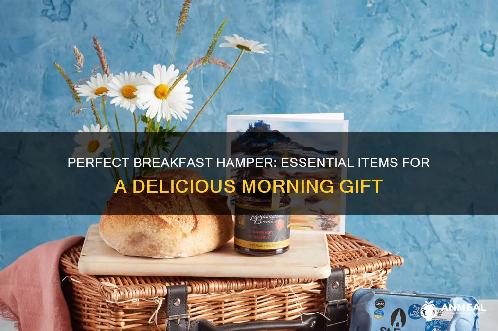 what to include in a breakfast hamper