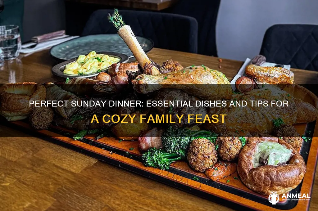 what to include in sunday dinner