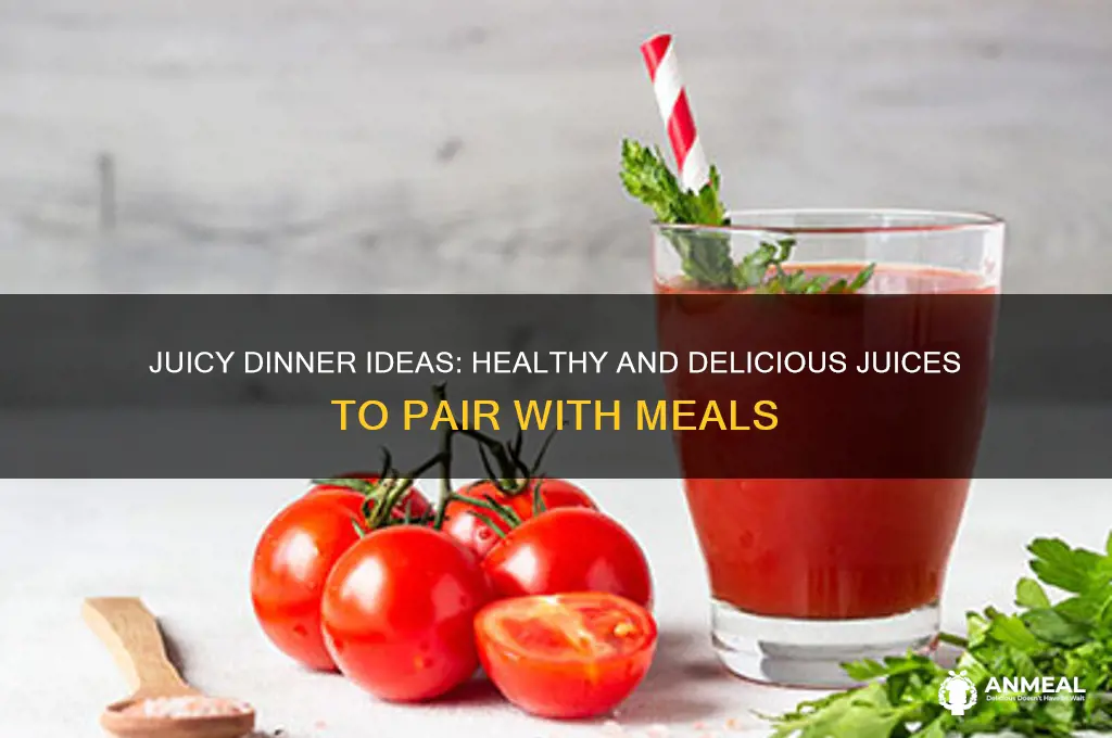 what to juice for dinner