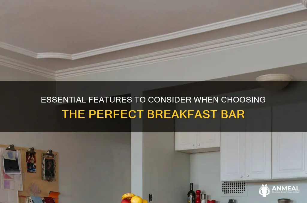 what to look for in a breakfast bar