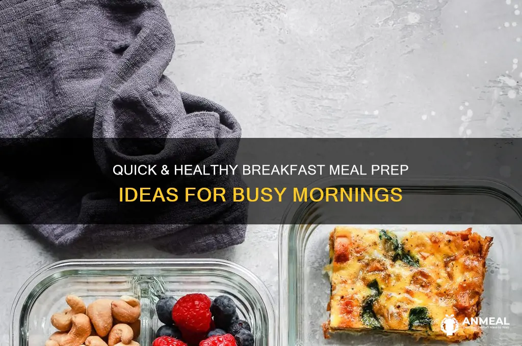 what to meal prep for breakfast