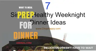 Quick & Healthy Dinner Meal Prep Ideas for Busy Weeknights