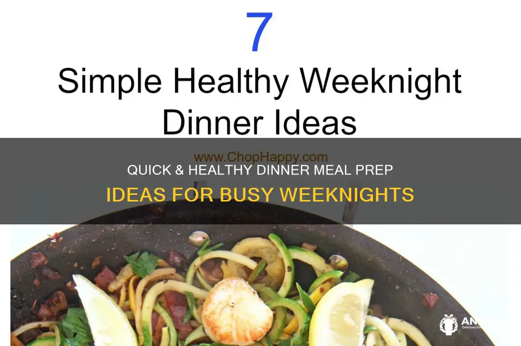 what to meal prep for dinner