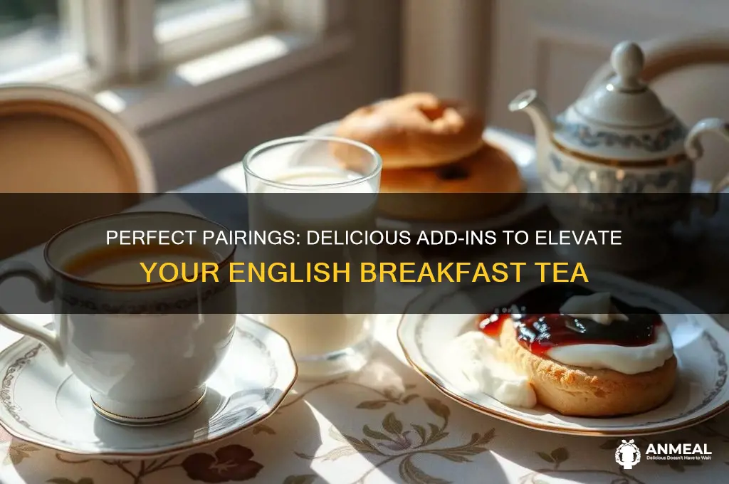 what to mix with english breakfast tea