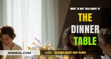 Dinner Table Etiquette: Topics to Avoid for a Peaceful Meal