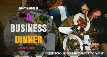 Impress Clients: Smart Menu Choices for Successful Business Dinners