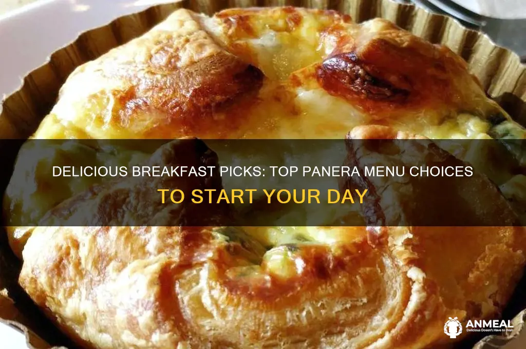what to order at panera for breakfast