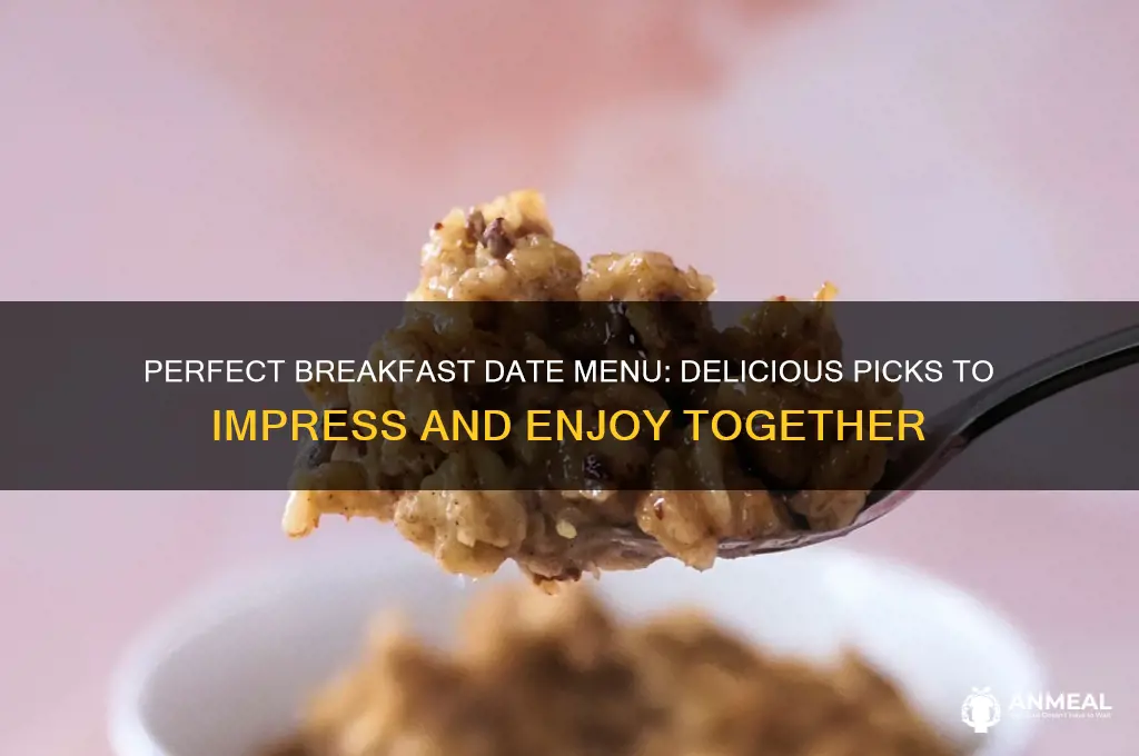 what to order on a breakfast date