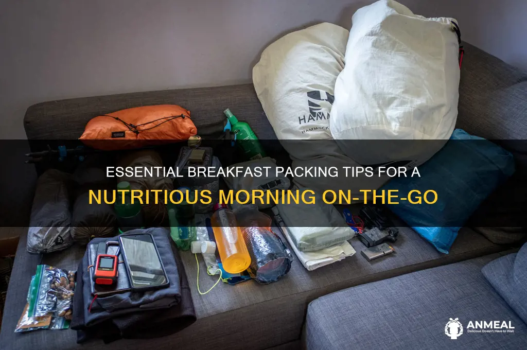 what to pack for breakfast