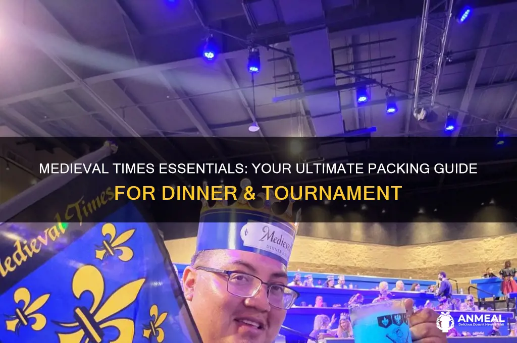 what to pack for medieval time dinner and tournament