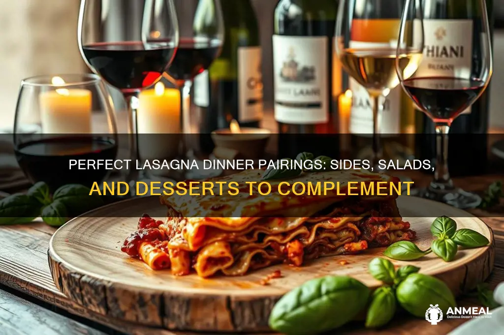what to pair with lasagna for dinner