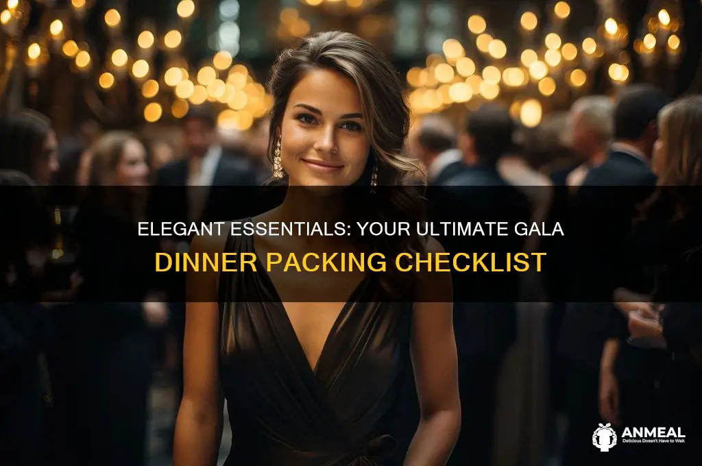 what to paxk for a gala dinner