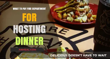 How Much Should You Pay the Fire Department for Hosting a Dinner?