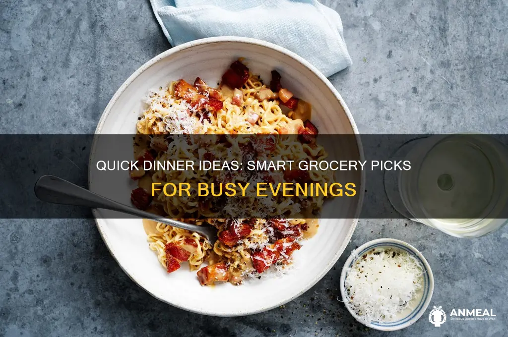 what to pick up for dinner from a grocery store