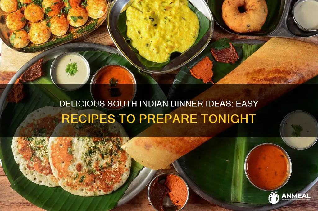 what to prepare for dinner south indian