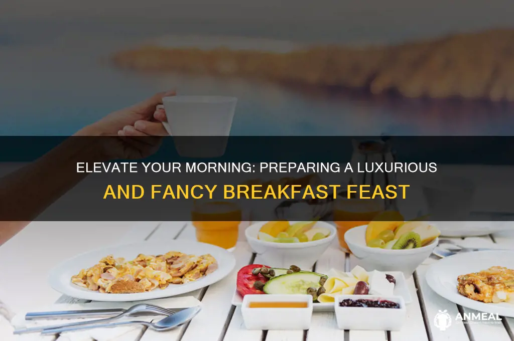 what to prepeare for a fancy breakfast