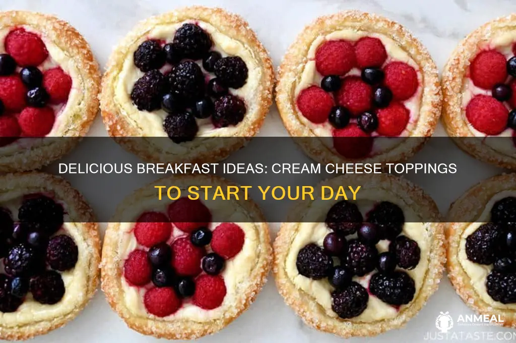 what to put cream cheese on for breakfast