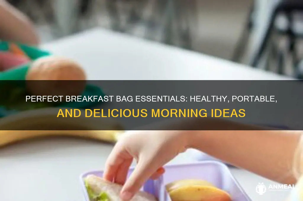 what to put in a breakfast bag