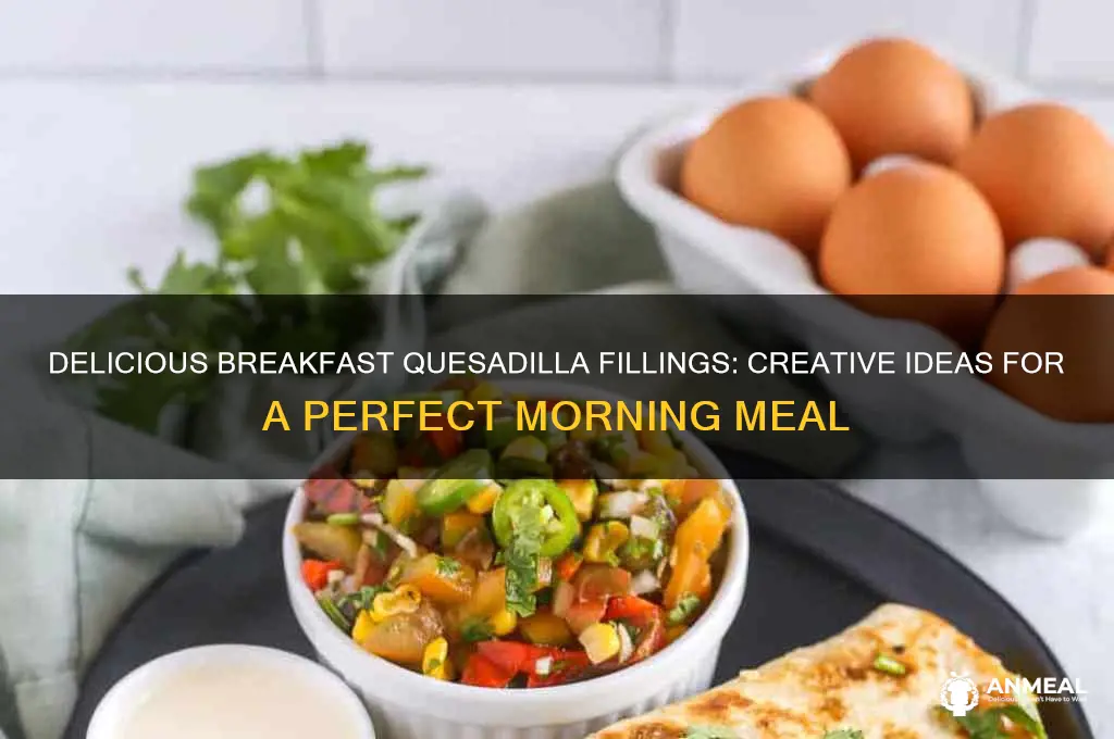 what to put in a breakfast quesadilla