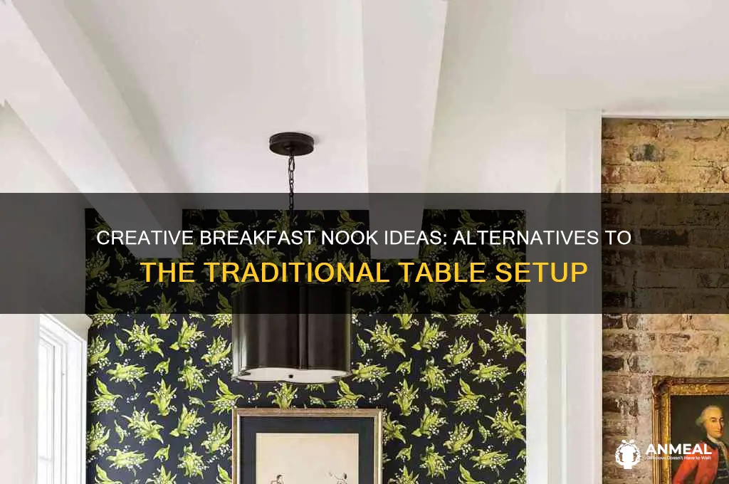 what to put in breakfast area rather than breakfast table