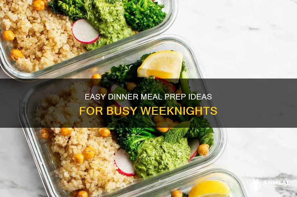 what to put meal prepping for dinner