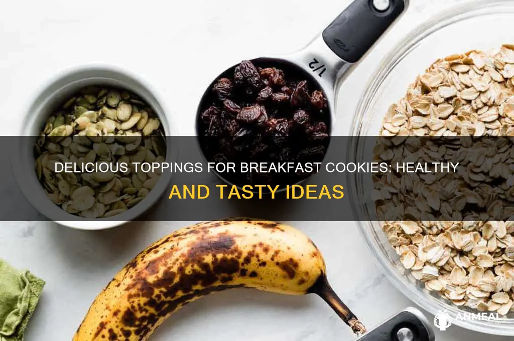 what to put on a breakfast cookie
