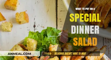 Elevate Your Special Dinner Salad: Creative Toppings and Dressings