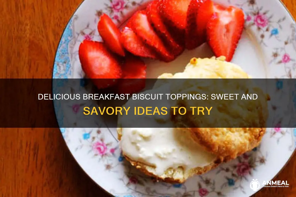 what to put on biscuits for breakfast
