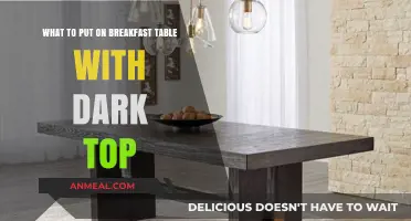 Elegant Breakfast Table Ideas for Dark Tops: Stylish Essentials to Include