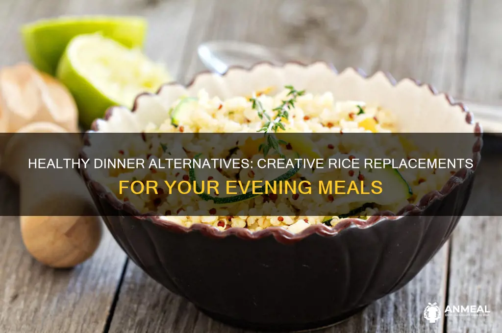 what to replace rice for dinner