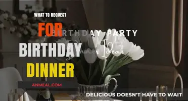 Delicious Birthday Dinner Requests: Indulge in Your Perfect Celebration Feast