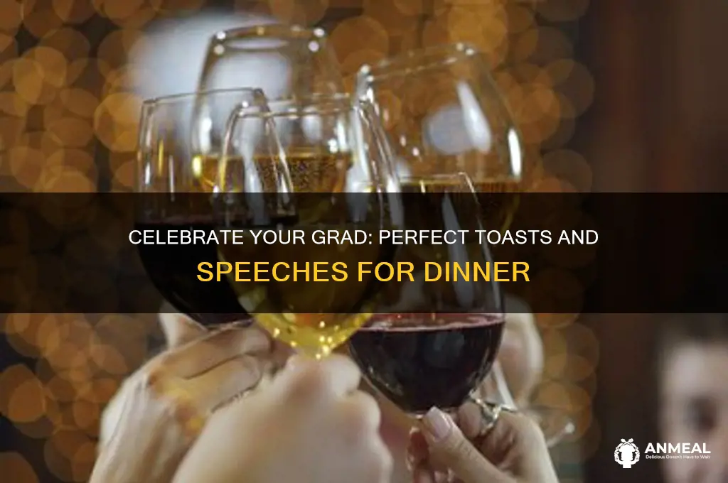 what to say at a grad party dinner