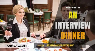 Mastering Interview Dinner Conversations: Tips for Impressing Your Potential Employer