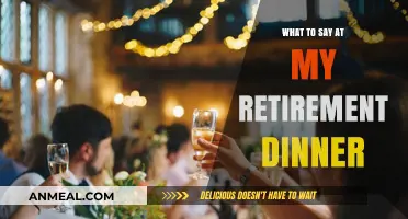 Honoring Your Journey: Perfect Words for Your Retirement Dinner Speech