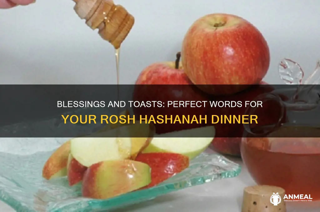 what to say at rosh hashanah dinner