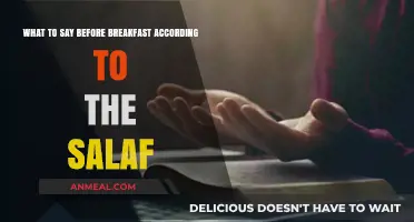 Morning Blessings: Salaf-Inspired Supplications Before Breakfast