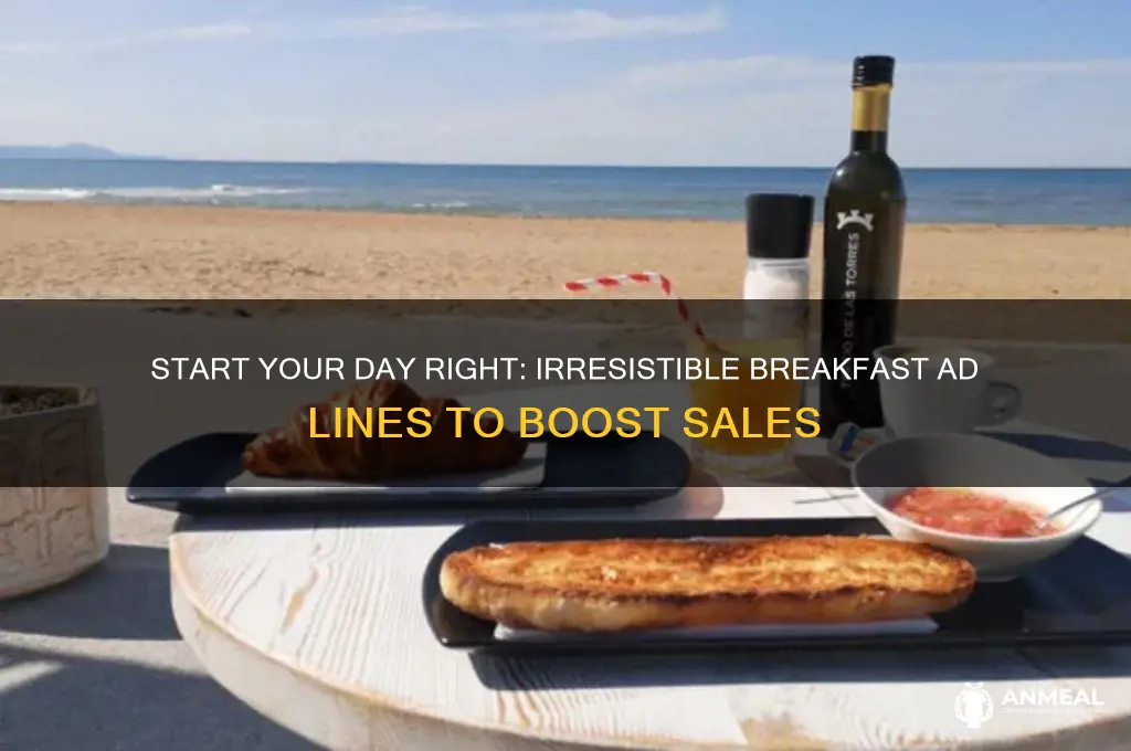 what to say to advertise a breakfast