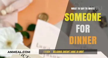 Warm Words to Invite Someone for Dinner: A Simple Guide