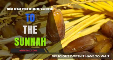 Sunnah Breakfast Blessings: Nourishing Words to Start Your Day Right