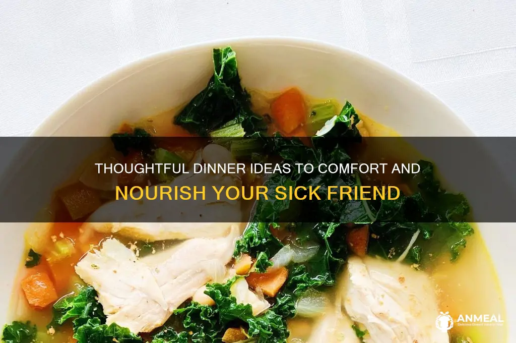 what to take a sick friend for dinner