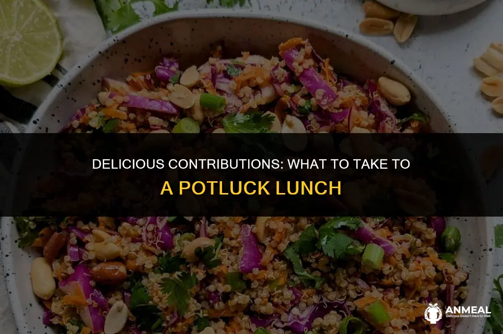 what to take to a potluck lunch